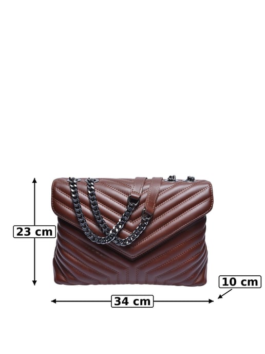 Luisa Vannini BROWN Bolso de cuero - Image 5