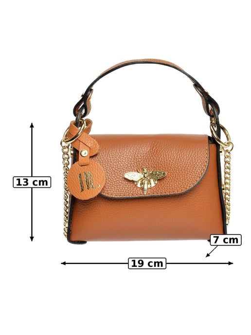 Anna Luchini Brown Bolso de cuero - Image 6