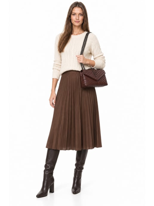 Luisa Vannini BROWN Bolso de cuero - Image 6