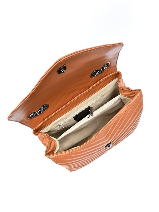 Luisa Vannini COGNAC Bolso de cuero - Image 4