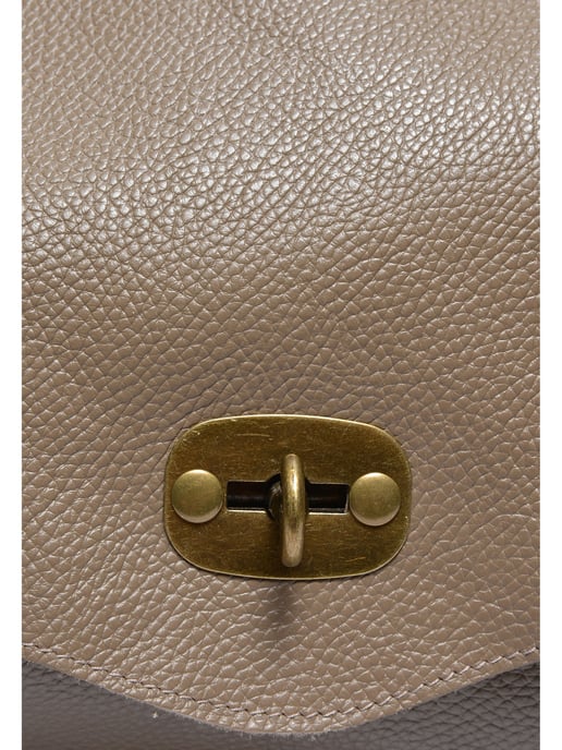 Anna Luchini Beige Bolso de cuero - Image 3