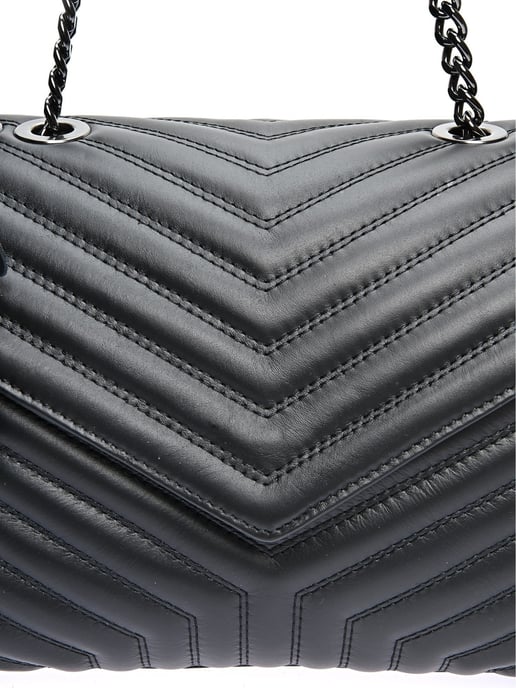 Luisa Vannini NEGRO Bolso de cuero - Image 3