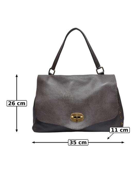 Anna Luchini Granate Bolso de cuero - Image 3