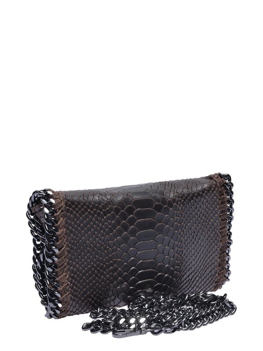 Luisa Vannini Bicolor Bolso de cuero - Image 2