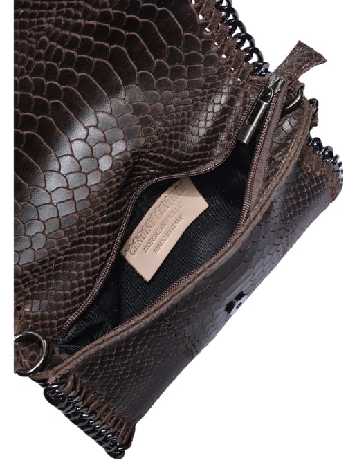 Luisa Vannini Bicolor Bolso de cuero - Image 4