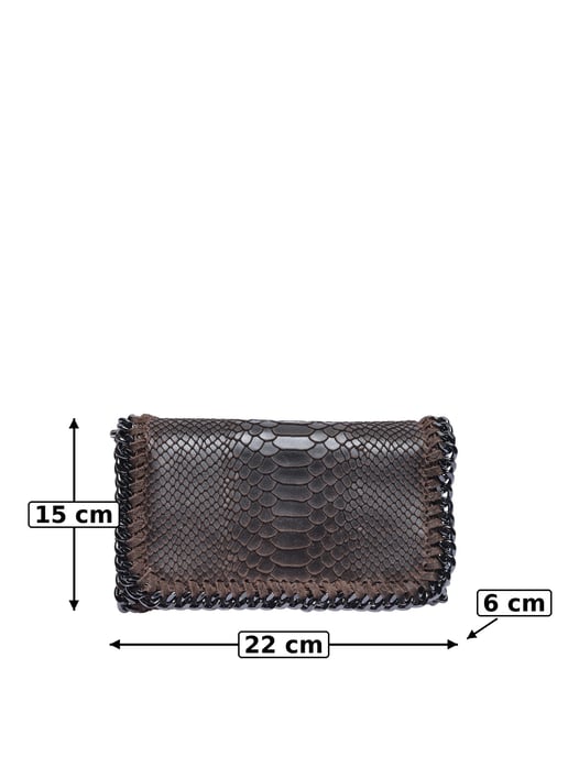 Luisa Vannini Bicolor Bolso de cuero - Image 5