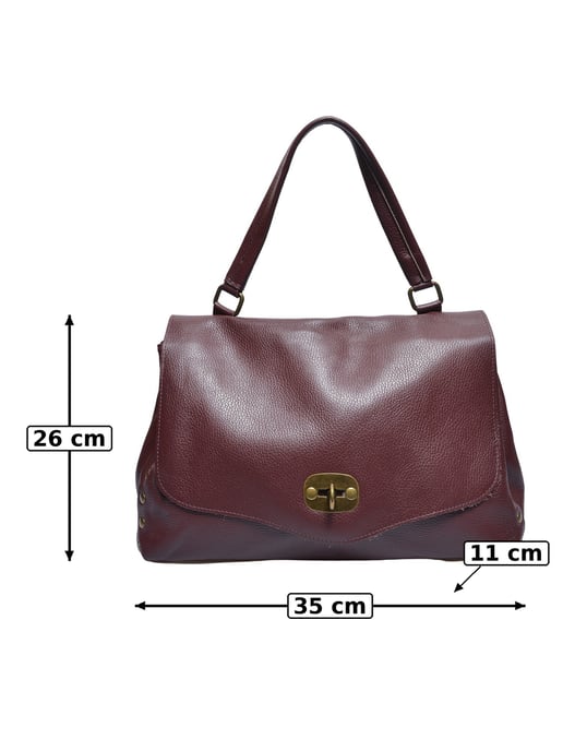 Anna Luchini Vino Bolso de cuero - Image 5