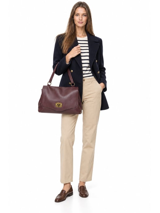 Anna Luchini Vino Bolso de cuero - Image 6