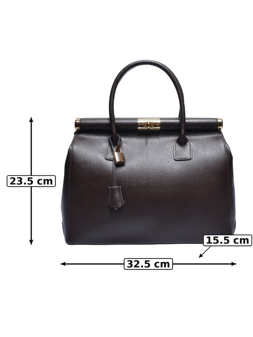 Anna Luchini Granate Bolso de cuero - Image 4