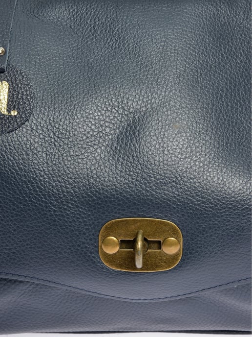 Anna Luchini Azul Bolso de cuero - Image 3
