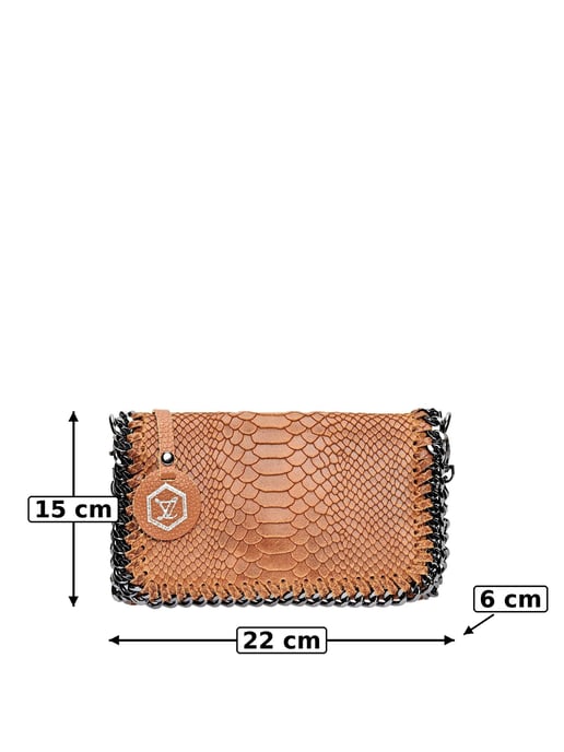 Luisa Vannini COGNAC Bolso de cuero - Image 6