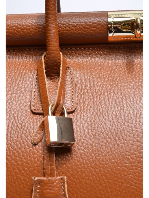 Anna Luchini Brown Bolso de cuero - Image 3