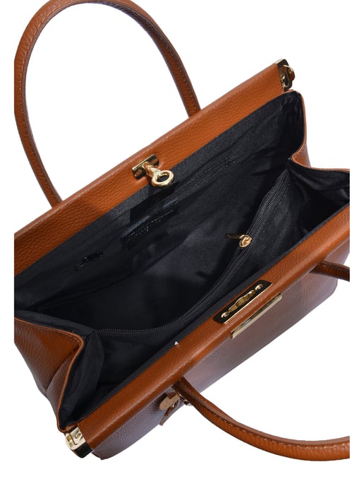 Anna Luchini Brown Bolso de cuero - Image 4