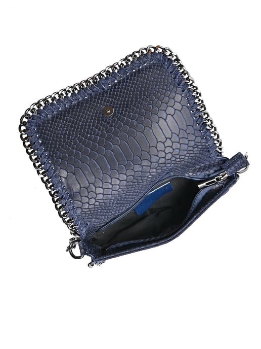 Luisa Vannini Bicolor Bolso de cuero - Image 4