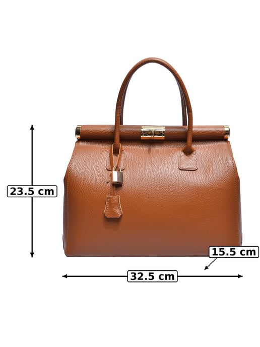 Anna Luchini Brown Bolso de cuero - Image 5