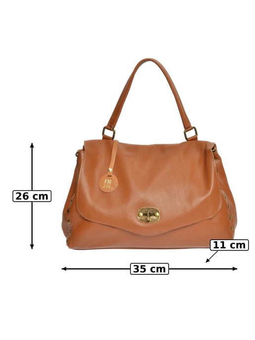 Anna Luchini Brown Bolso de cuero - Image 6