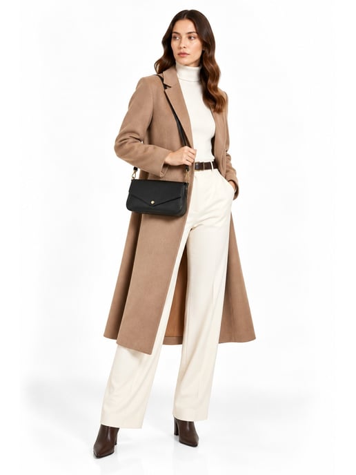 Roberta M Negro Bolso de cuero - Image 6