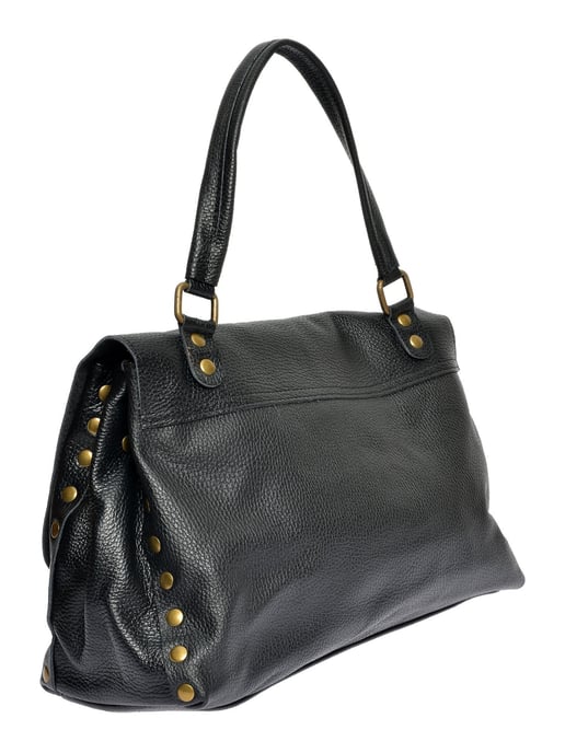 Anna Luchini Negro Bolso de cuero - Image 2