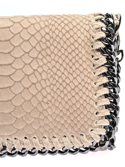 Luisa Vannini Beige Bolso de cuero - Image 3