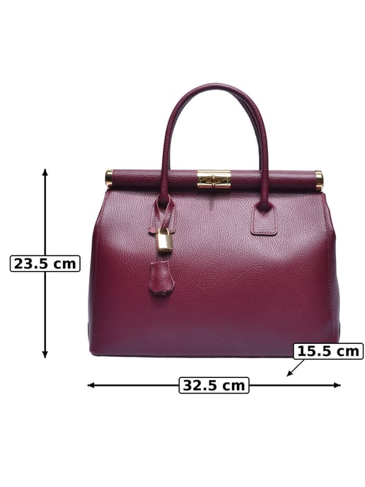 Anna Luchini Vino Bolso de cuero - Image 5
