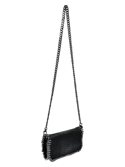 Luisa Vannini NEGRO Bolso de cuero - Image 2