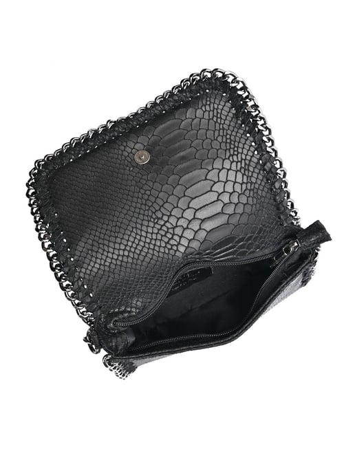 Luisa Vannini NEGRO Bolso de cuero - Image 4