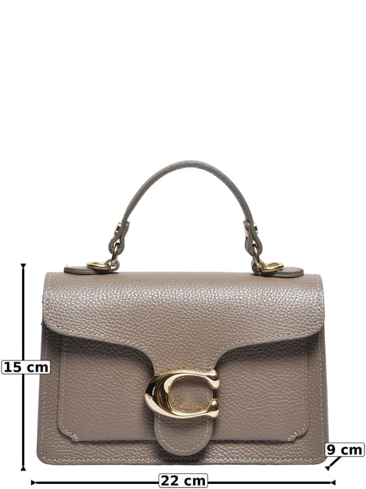 Roberta M Beige Bolso de cuero - Image 5