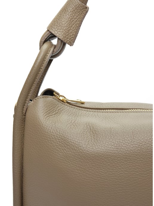 Luisa Vannini Beige Bolso de cuero - Image 3