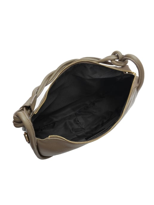 Luisa Vannini Beige Bolso de cuero - Image 4