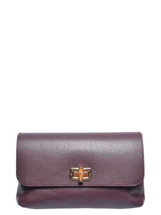Roberta M Borgoña Bolso de cuero - Image 1