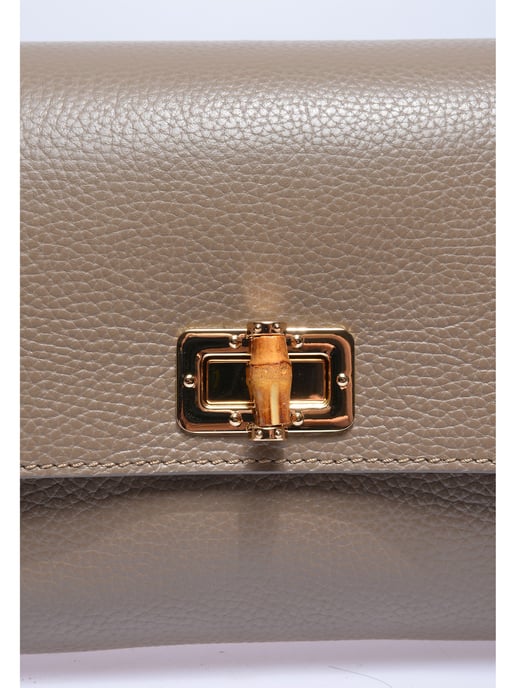 Roberta M Beige Bolso de cuero - Image 3