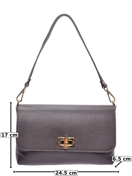 Roberta M Granate Bolso de cuero - Image 6