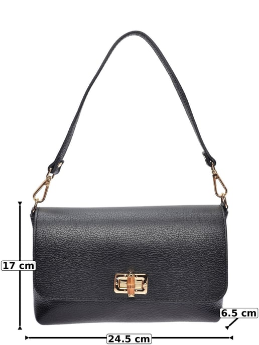 Roberta M Negro Bolso de cuero - Image 6