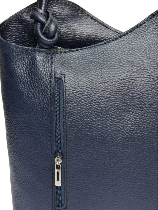 Anna Luchini Azul Bolso de cuero - Image 3