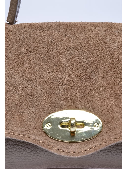 Roberta M Beige Bolso de cuero - Image 3