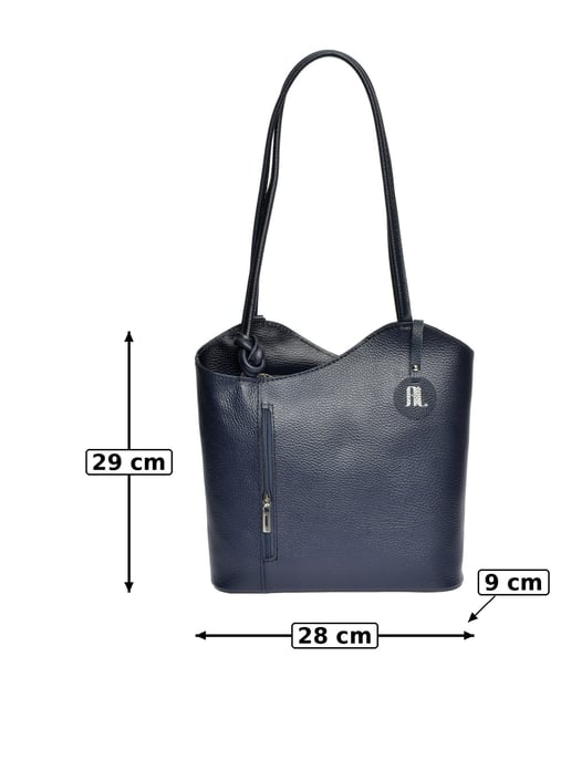 Anna Luchini Azul Bolso de cuero - Image 6