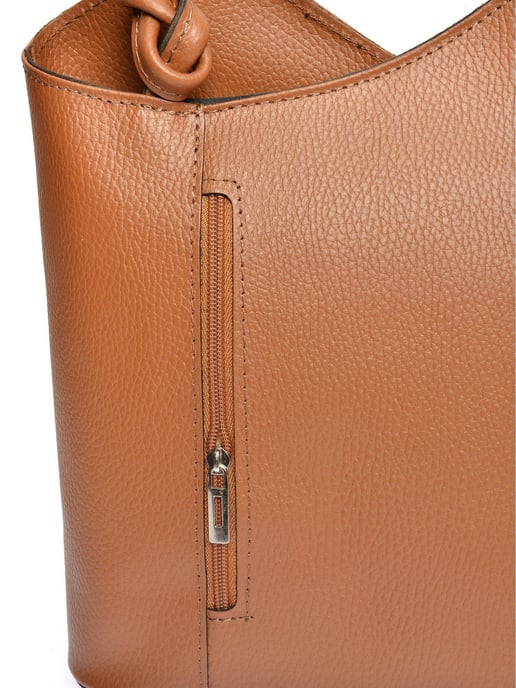 Anna Luchini Brown Bolso de cuero - Image 3