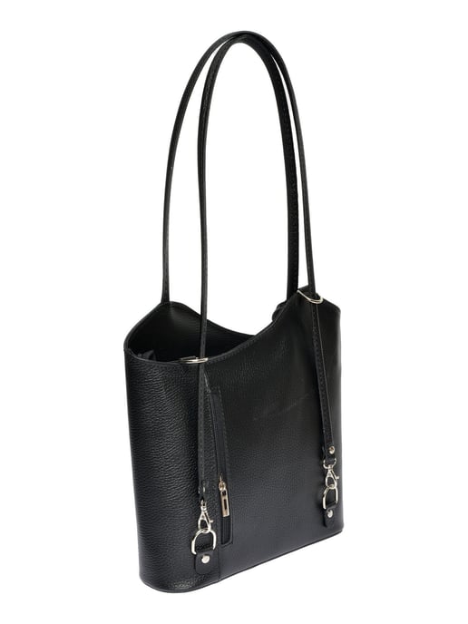 Anna Luchini Negro Bolso de cuero - Image 2