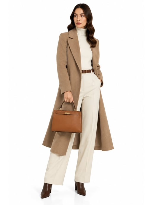 Roberta M COGNAC Bolso de cuero - Image 6
