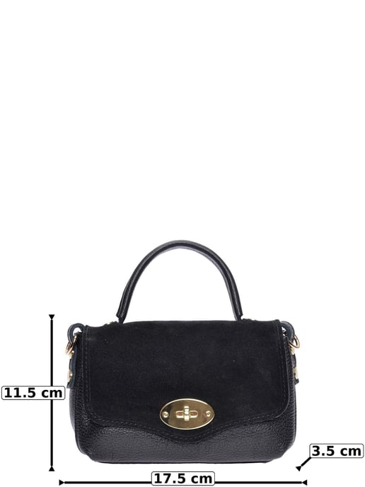 Roberta M Negro Bolso de cuero - Image 6
