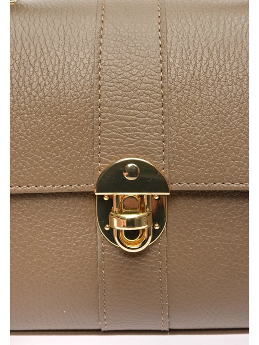 Roberta M Beige Bolso de cuero - Image 3
