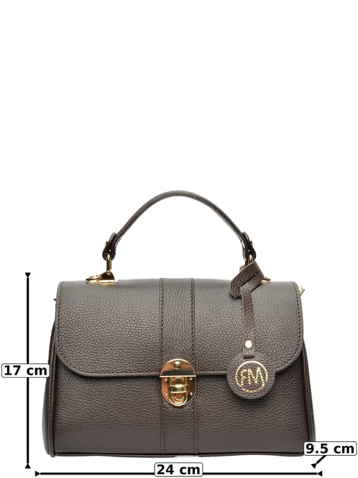 Roberta M Granate Bolso de cuero - Image 6