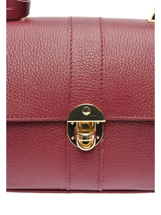 Roberta M Borgoña Bolso de cuero - Image 3