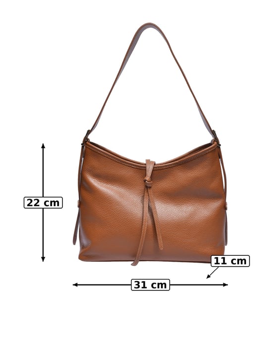 Anna Luchini Brown Bolso de cuero - Image 5