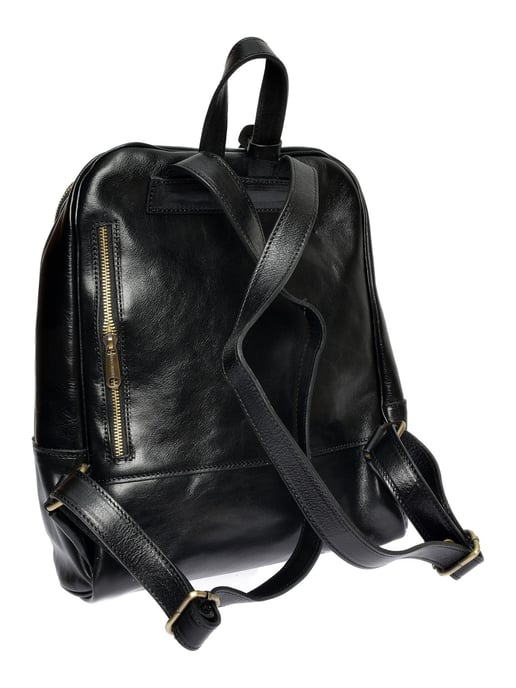 Anna Luchini Negro Bolso de cuero - Image 2
