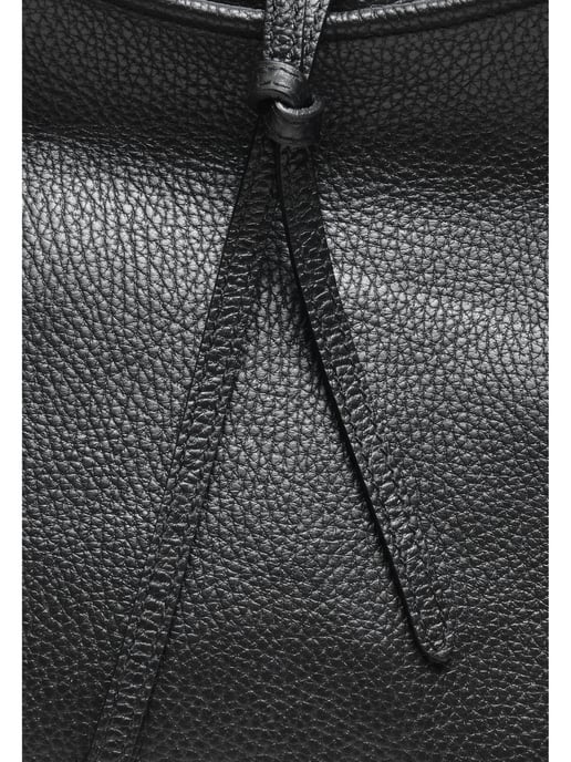 Anna Luchini Negro Bolso de cuero - Image 3