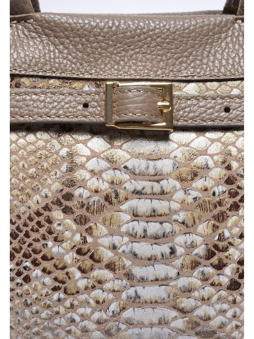 Isabella Rhea Beige Bolso de cuero - Image 3