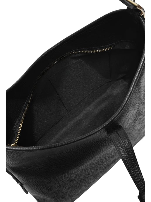 Anna Luchini Negro Bolso de cuero - Image 4