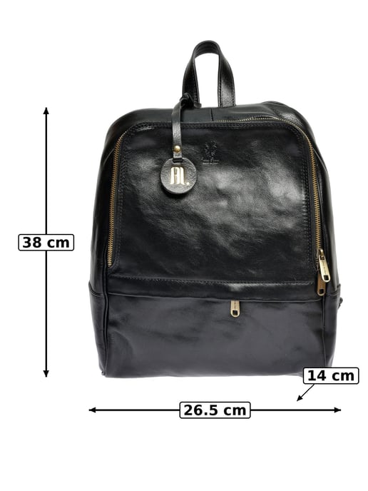 Anna Luchini Negro Bolso de cuero - Image 6