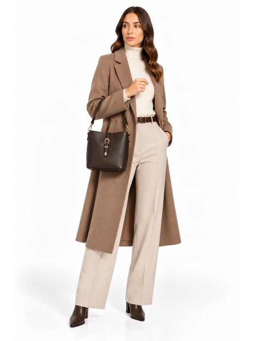 Roberta M Granate Bolso de cuero - Image 6